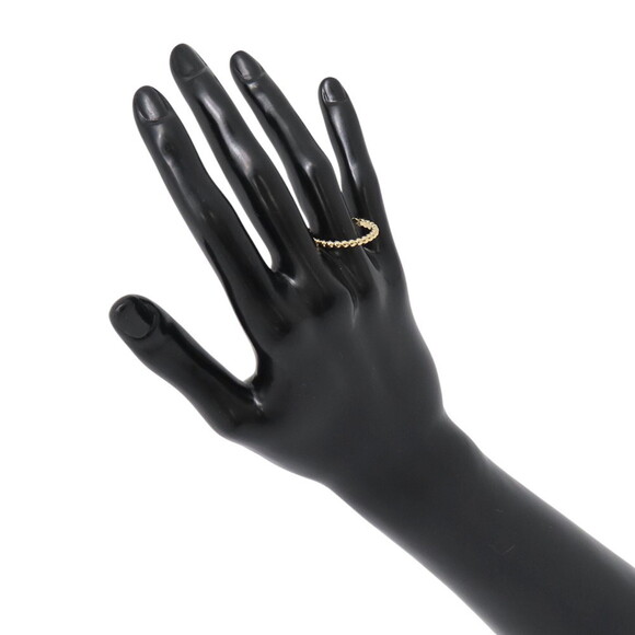 Van Cleef & Arpels Perlée Gold Pearl Ring, Medium, 18K Yellow Gold, Size 65, ... - Picture 4 of 8